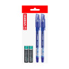 Pack: 2x Boligráfo Bille NF STABILO + 2x Pilas AAA POWER ONE, Pack x 4 Unds.